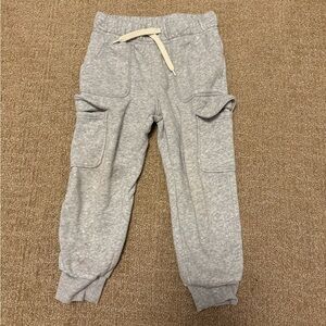 Old Navy Grey Unisex Functional Drawstring Cargo Jogger Sweatpants for Toddler